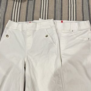 2 perfect SPANX Ankle Straight Leg Jeans